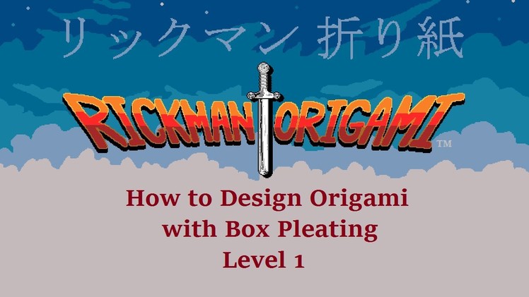 Box Pleating: Origami Design Tutorial (Level 1)