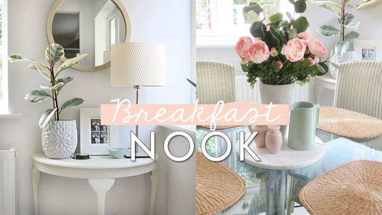 Breakfast Nook and Laundry room Transformation | Home Makeover Ideas on a Budget