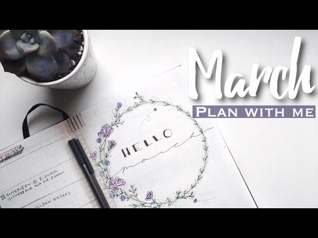 BULLET JOURNAL || Plan With Me For March