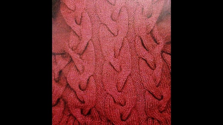 Cable Design for sweater #100  Satrangi