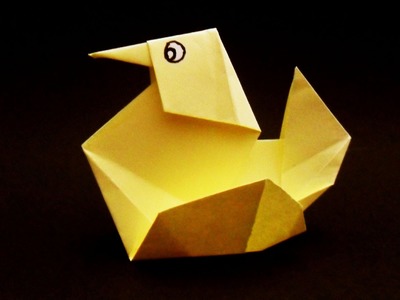 Como se hace un pato origami_how to make an origami duck