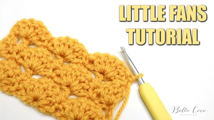 CROCHET: LITTLE FANS TUTORIAL | Bella Coco Crochet SPON