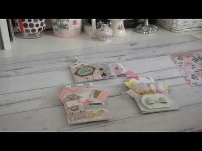 Cute Mini Loaded Pockets using | 6 x 6 Papers | TUTORIAL | * VERY EASY *| No Scoreboard Needed