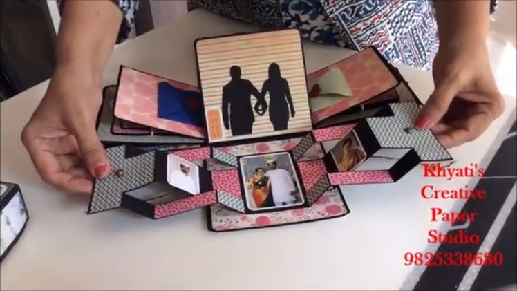 Cutest Anniversary gift idea.Romantic Explosion box.Anniversary gift for husband,boyfrien.Gift idea