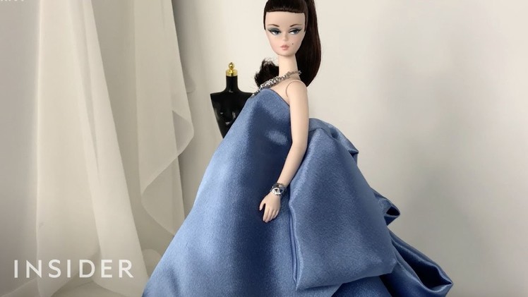 Designer Makes High-End Barbie Dresses