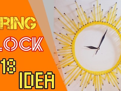 DIY #8 2018 Room Decoration Ideas  | Magnificent Sunshine Clock | Handmade art