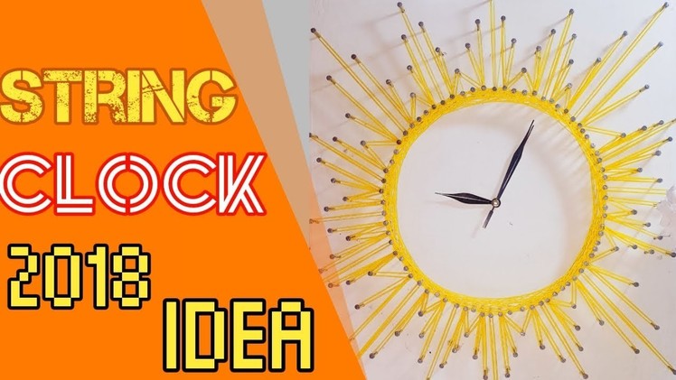 DIY #8 2018 Room Decoration Ideas  | Magnificent Sunshine Clock | Handmade art