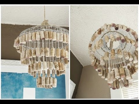 DIY Lighting Ideas: Lamps & Chandeliers Made From Everyday Objects