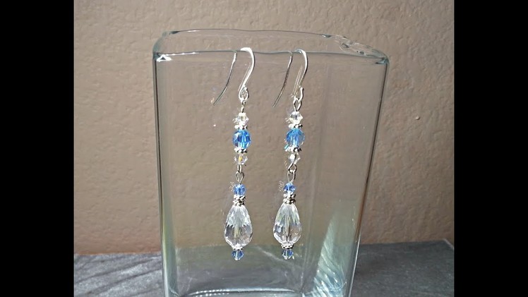 DIY~Make Elegant, Beautiful And Simple Icicle Earrings For Christmas!