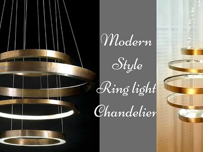 Diy Ring Chandelier |Inexpensive Modern Home Decor Request from an Instagram follower