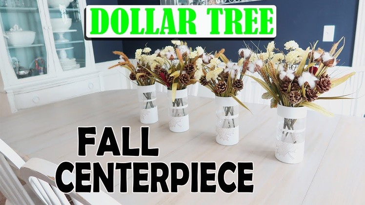 Dollar Tree DIY Fall Centerpiece Decor