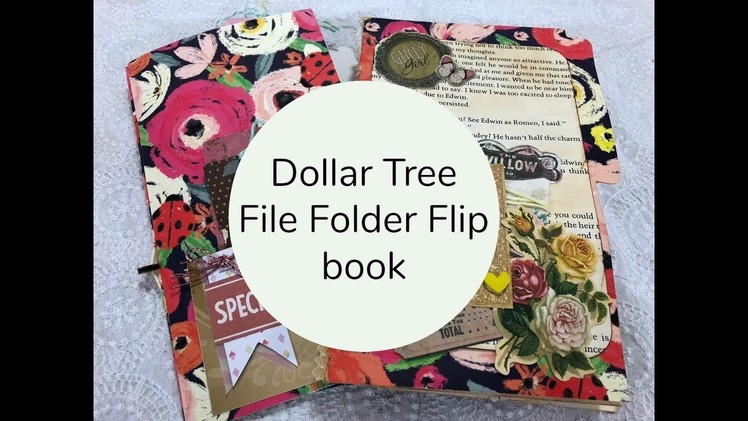 Dollar Tree File Folder Flip Book
