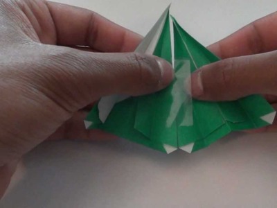 Fold an Origami Christmas Tree (simple).