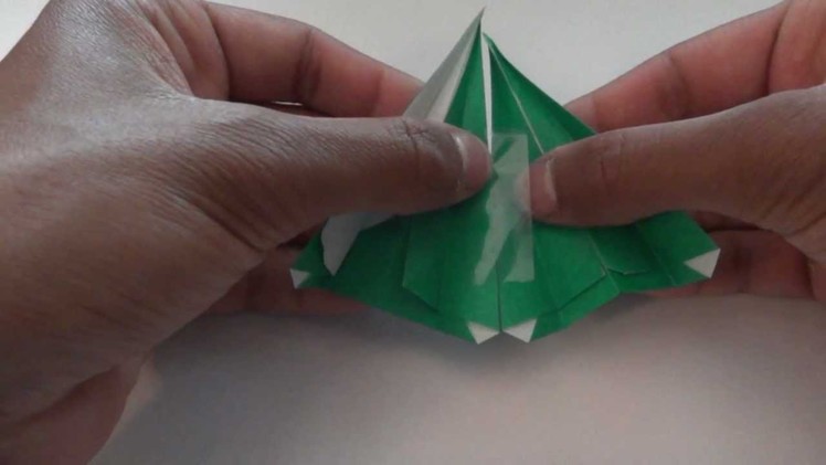 Fold an Origami Christmas Tree (simple).