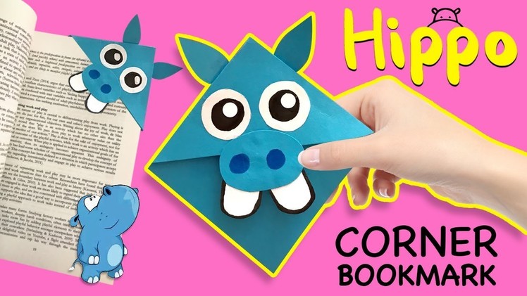 HIPPO Bookmark Corner How to | DIY Paper Crafts [4K]