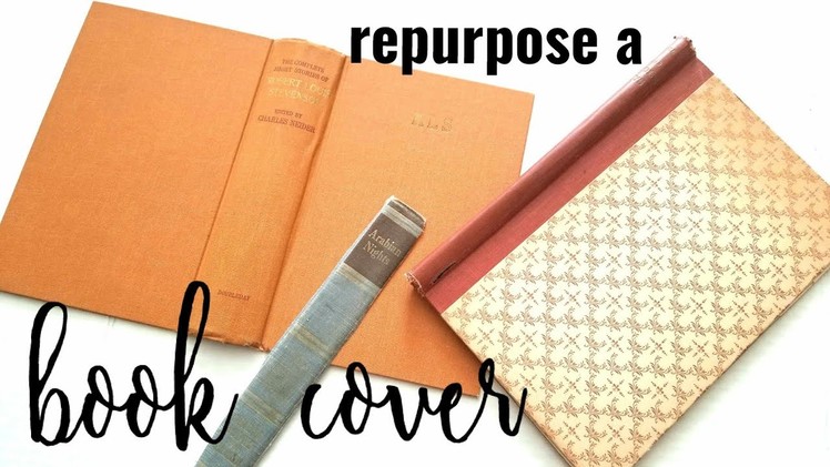 How to extend a book cover | Repurpose a Book Cover | Fly the Coop Friday