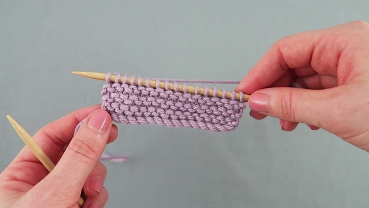 How to knit Garter Stitch (USA)