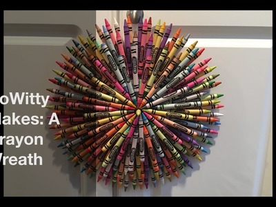 How To Make A Crayola Crayon Wreath!