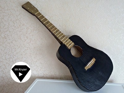 How to make a guitar from cardboard?