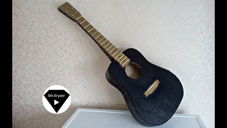 How to make a guitar from cardboard?