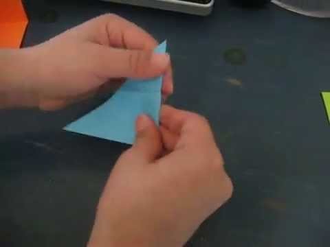 How to make a origami 3D triangle