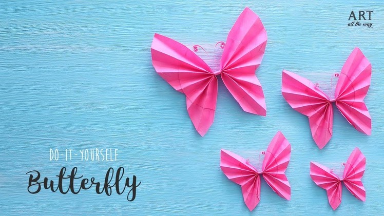 How to make a Paper Butterfly | Easy Butterflies for beginners | DIY Paper Crafts