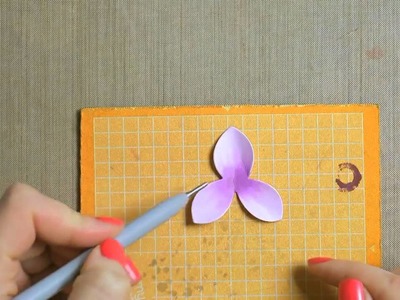 How to Make a Paper Orchid by Spellbinders