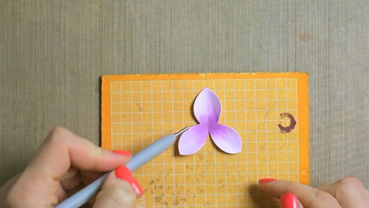 How to Make a Paper Orchid by Spellbinders