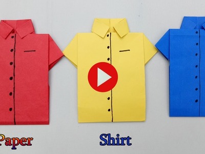 How to make an easy origami shirt card for father's day.MAKE SOME WONDERFUL