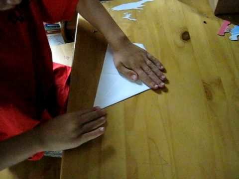 How to make an F14 paper airplane