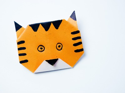 How to make an origami A Tiger face