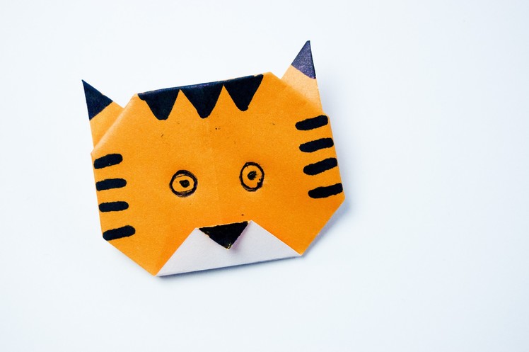 How to make an origami A Tiger face