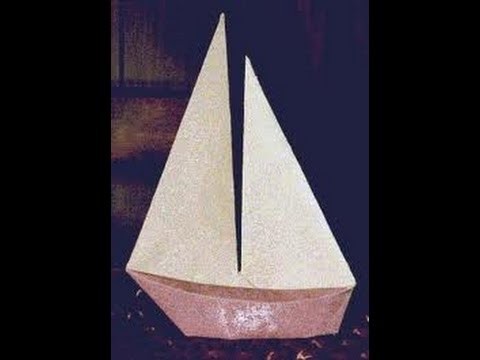 How To Make An Origami Sail Boat [HD]