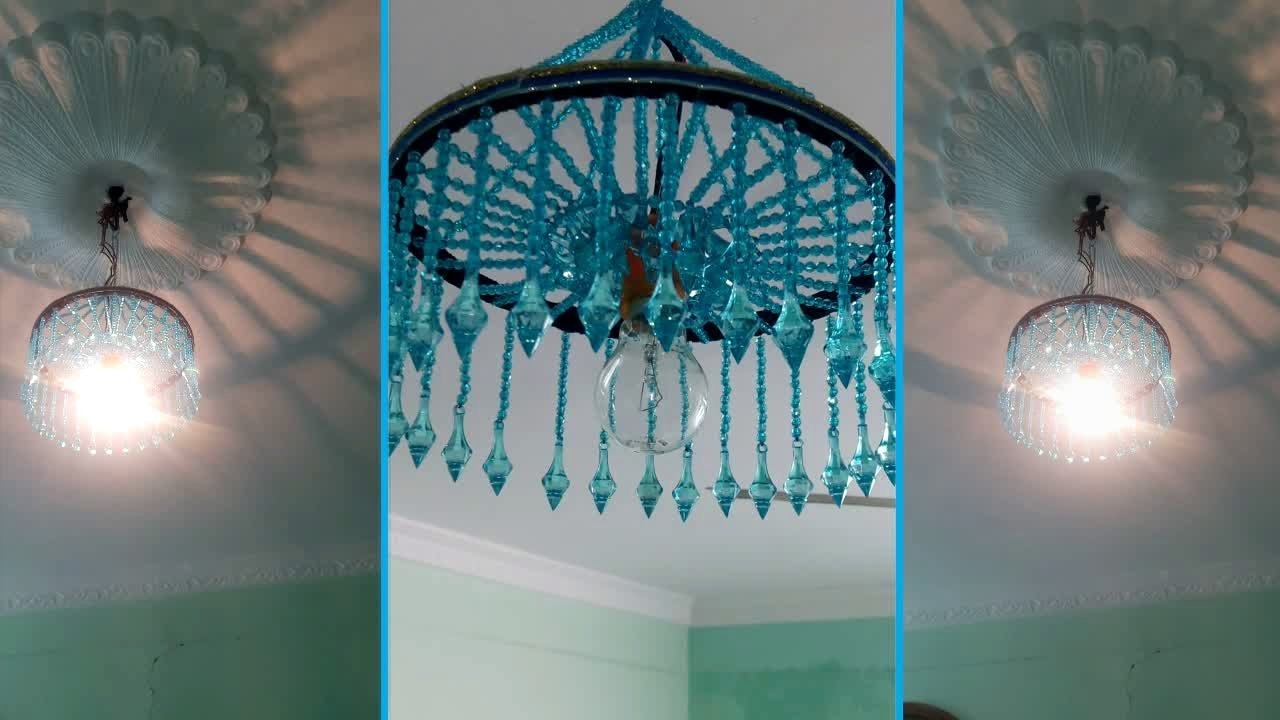 How To Make Jhumar.Chandelier, Wall Hanging Decoration, Beaded