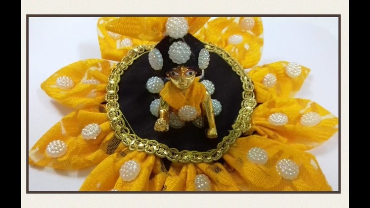 How to make Sunflower poshak for Balgopal. Kanah ji. Laddu Gopal - SS Art Creations