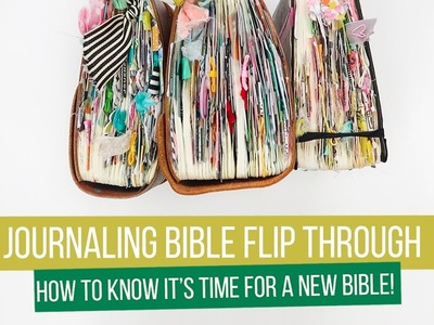 Journaling Bible Flip Through - 6 months and time for a new bible already!!!