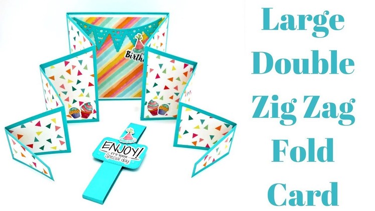 Large Double Zig Zag Card | Creative Card Series 2018