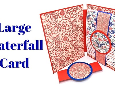 Large Waterfall Card or Mini Album | Creative Card Series 2018