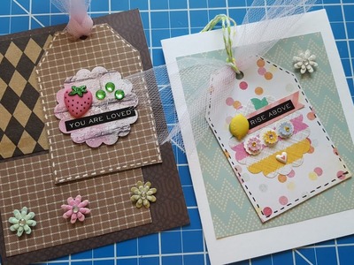Make Cards using Embellishments, Scraps, Tags