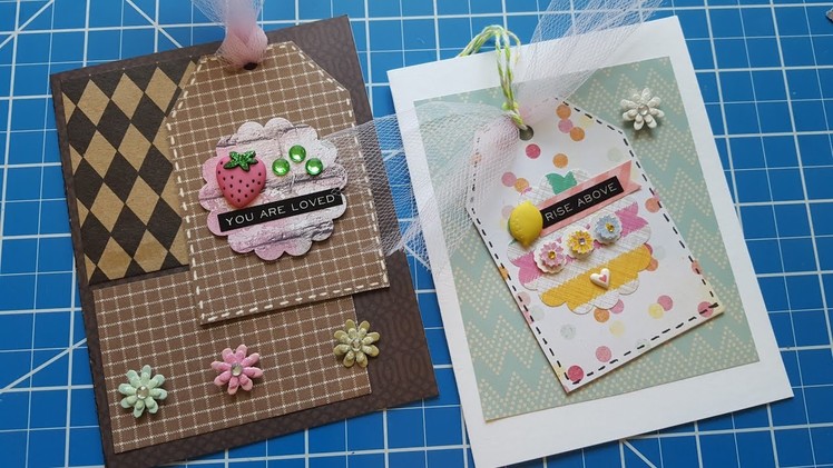 Make Cards using Embellishments, Scraps, Tags