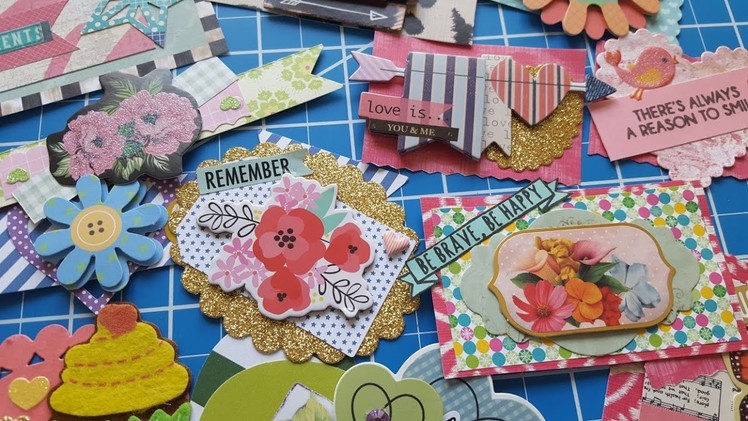 Make Embellishments from Scraps, Stash & Happy Mail