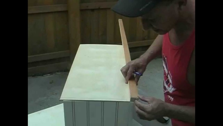Make your own cabinet molding (On a budget)