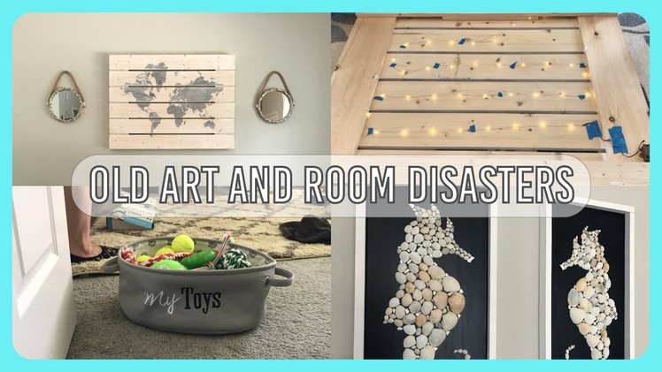 Mini Projects Vlog - Wall Art Projects and Room Disasters!
