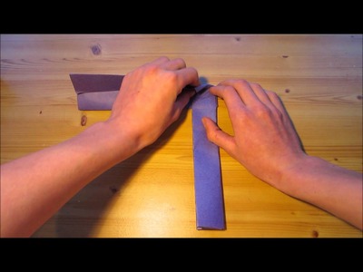 Origami boomerang tutorial
