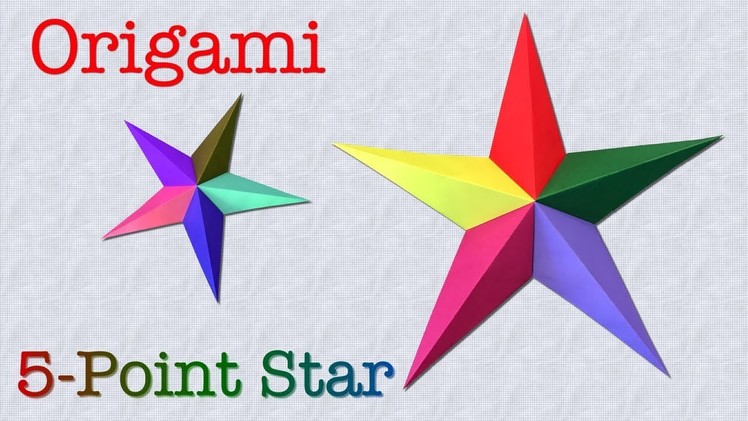 Origami - DIY - 5 Point Star