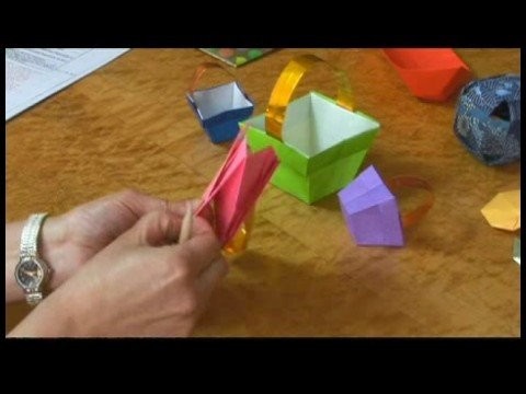 Origami Models : Origami Easter Basket Opening