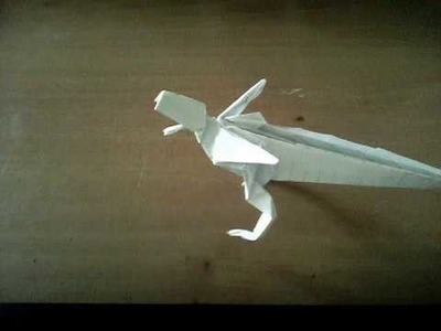 Origami T-Rex tutorial steps picture (Aziz Riadi)