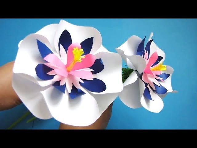 Paper Flower Stick 15 - DIY - Paper Craft - Handcraft
