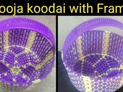 Plastic Wire Pooja  Koodai with Frame ( Sivankan Koodai) with Handle