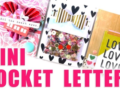 POCKET LETTER. Mini Valentines Pocket Letters From My Stash